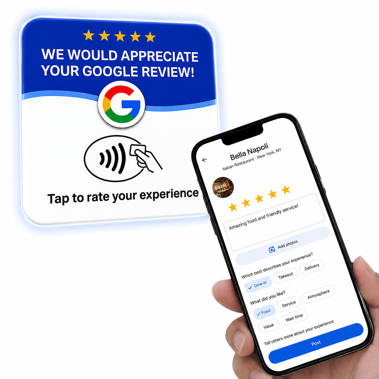 Google Review NFC Card
